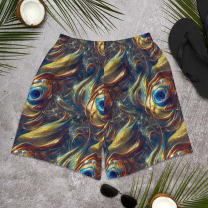 Men's Athletic Shorts - Celestial Vortex