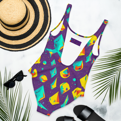 One-Piece Swimsuit - Cascading Prism