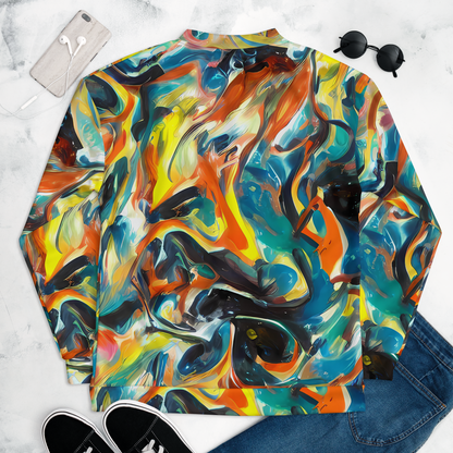 Bomber Jacket - Chromatic Vortex