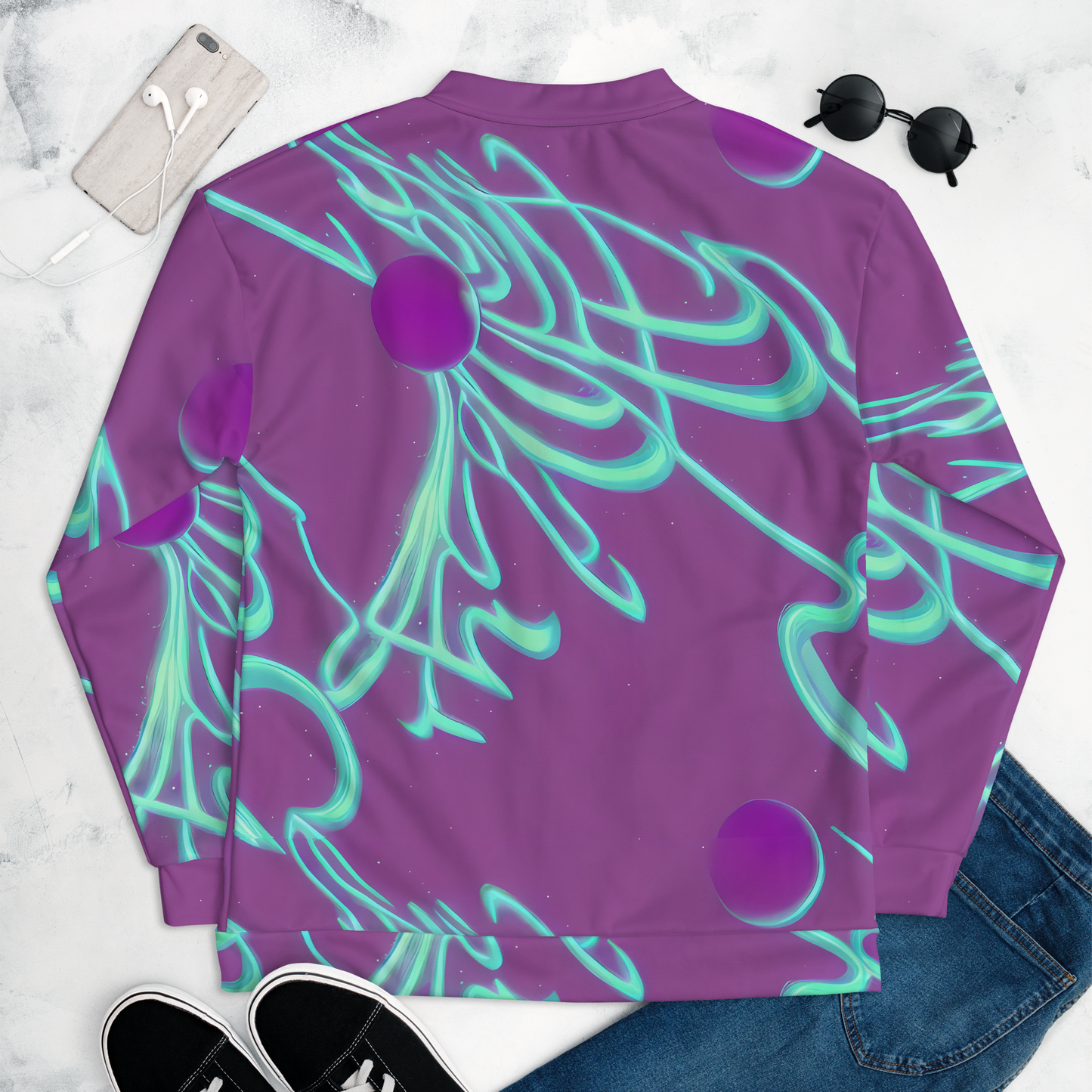 Bomber Jacket - Neon Drift