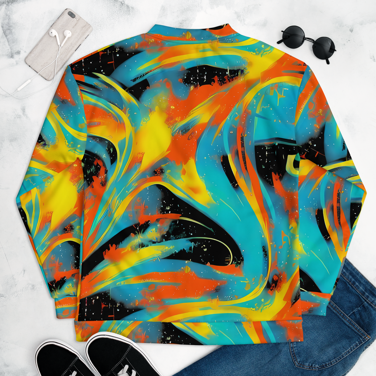 Bomber Jacket - Solar Swoosh