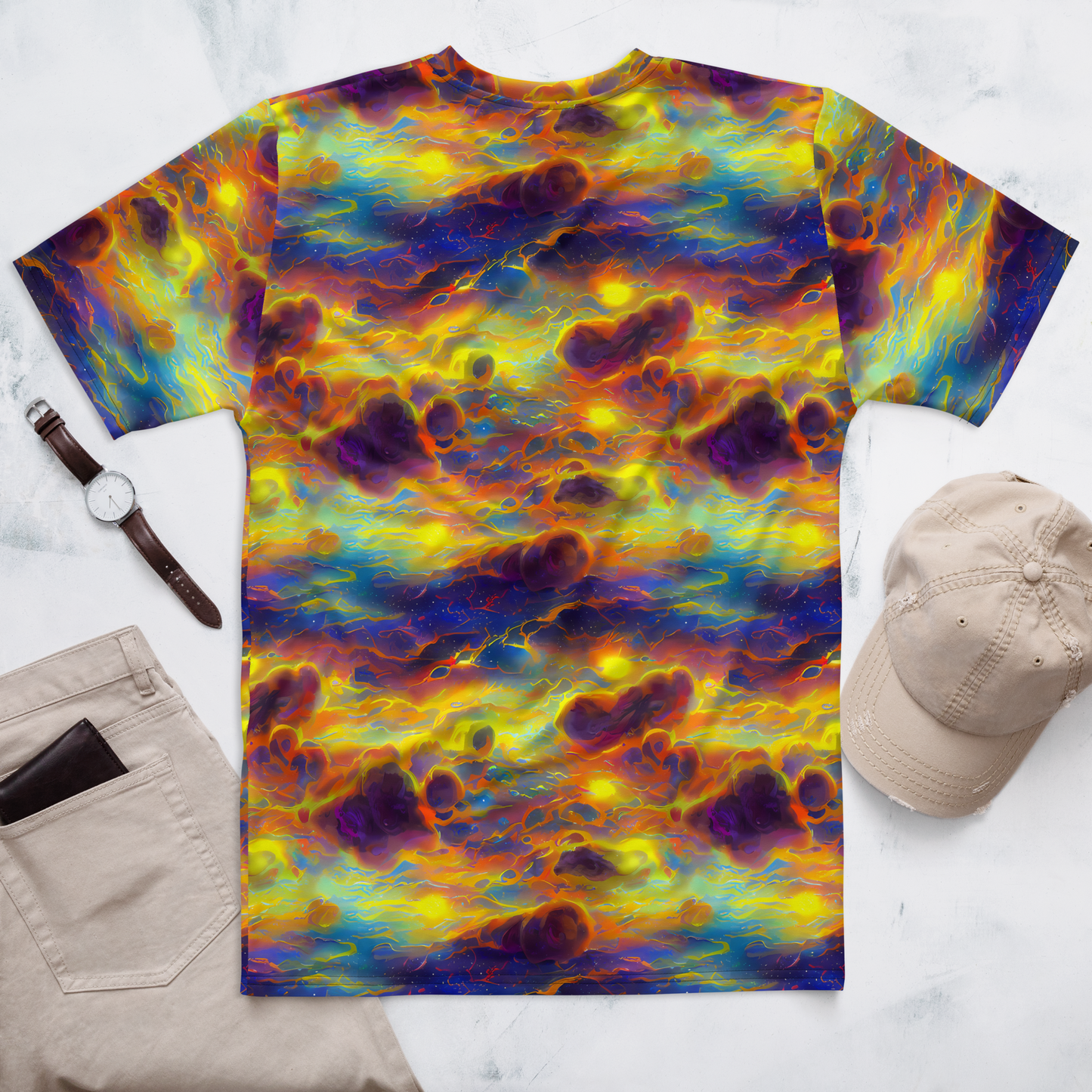 Men's Crew Neck T-Shirt - Averin's Nebula