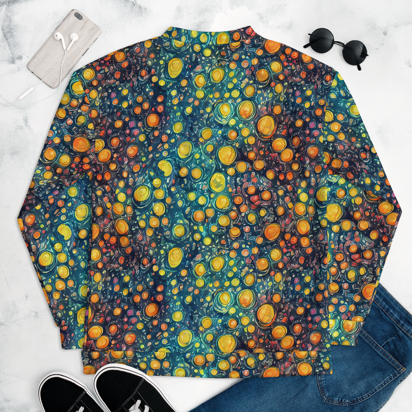 Bomber Jacket - Starry Orbits