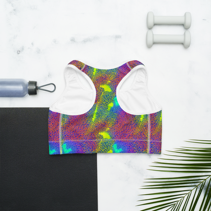 Sports Bra - Prismatic Web