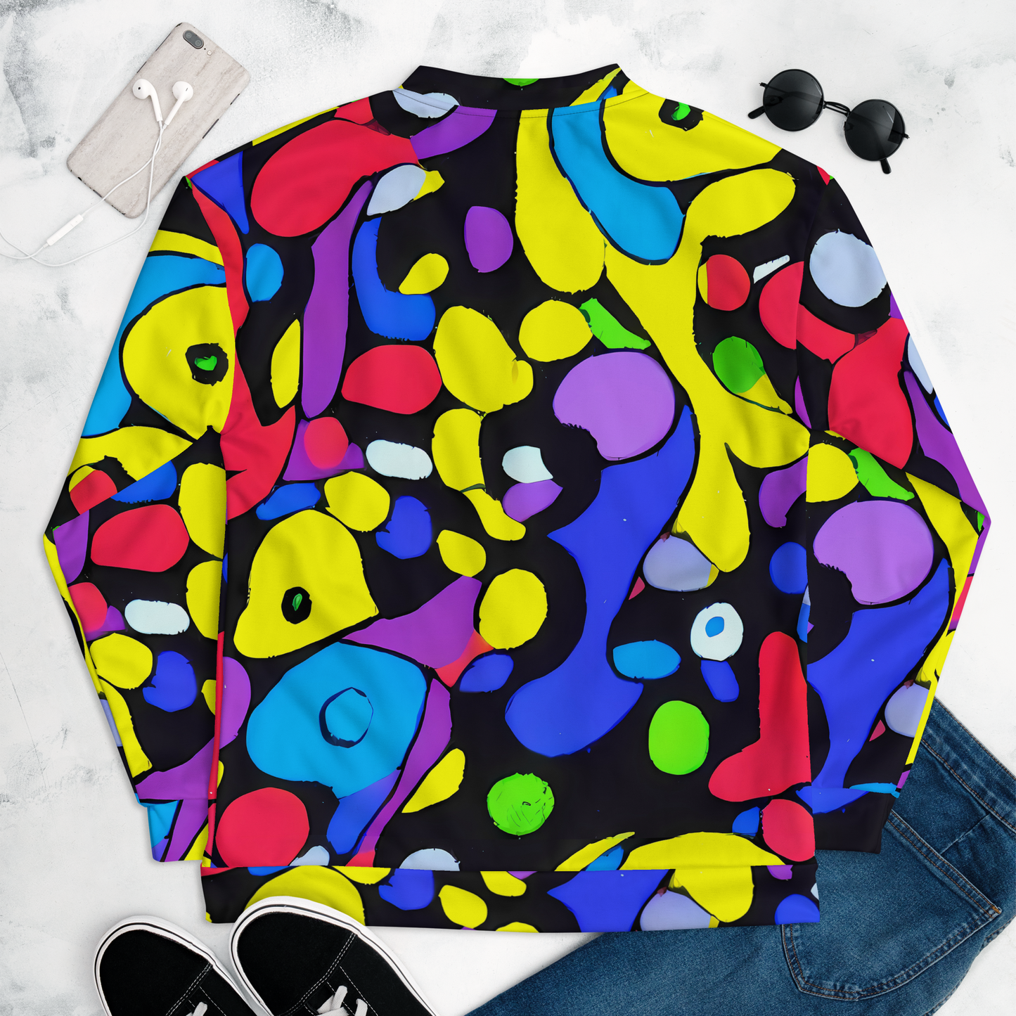 Bomber Jacket - Miró's Mosaic