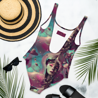 One-Piece Swimsuit - Nouveau Galaxy