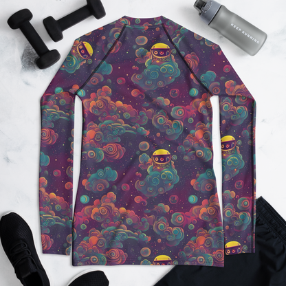 Women's Rash Guard - Nebula Dreamscape