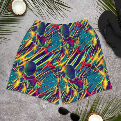 Men's Athletic Shorts - Cosmic Inferno