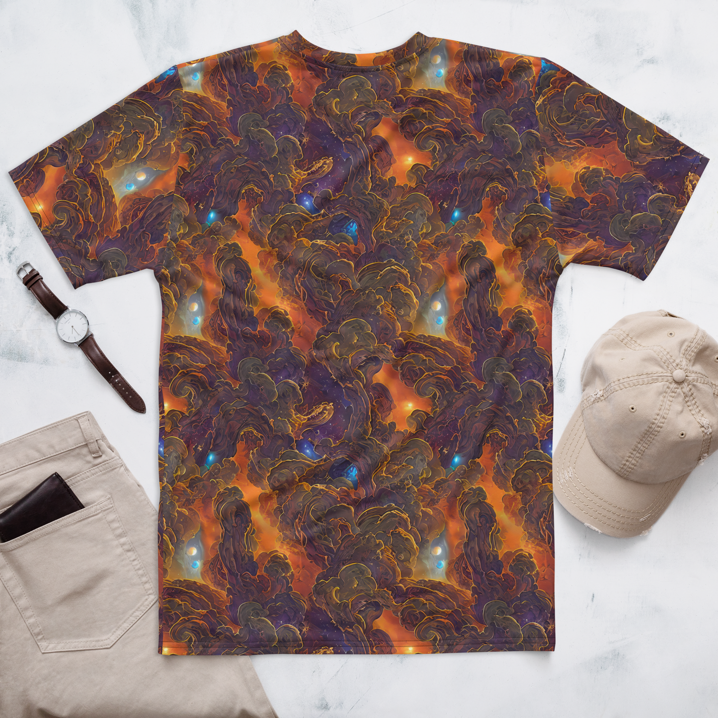 Men's Crew Neck T-Shirt - Pozzo Vortex