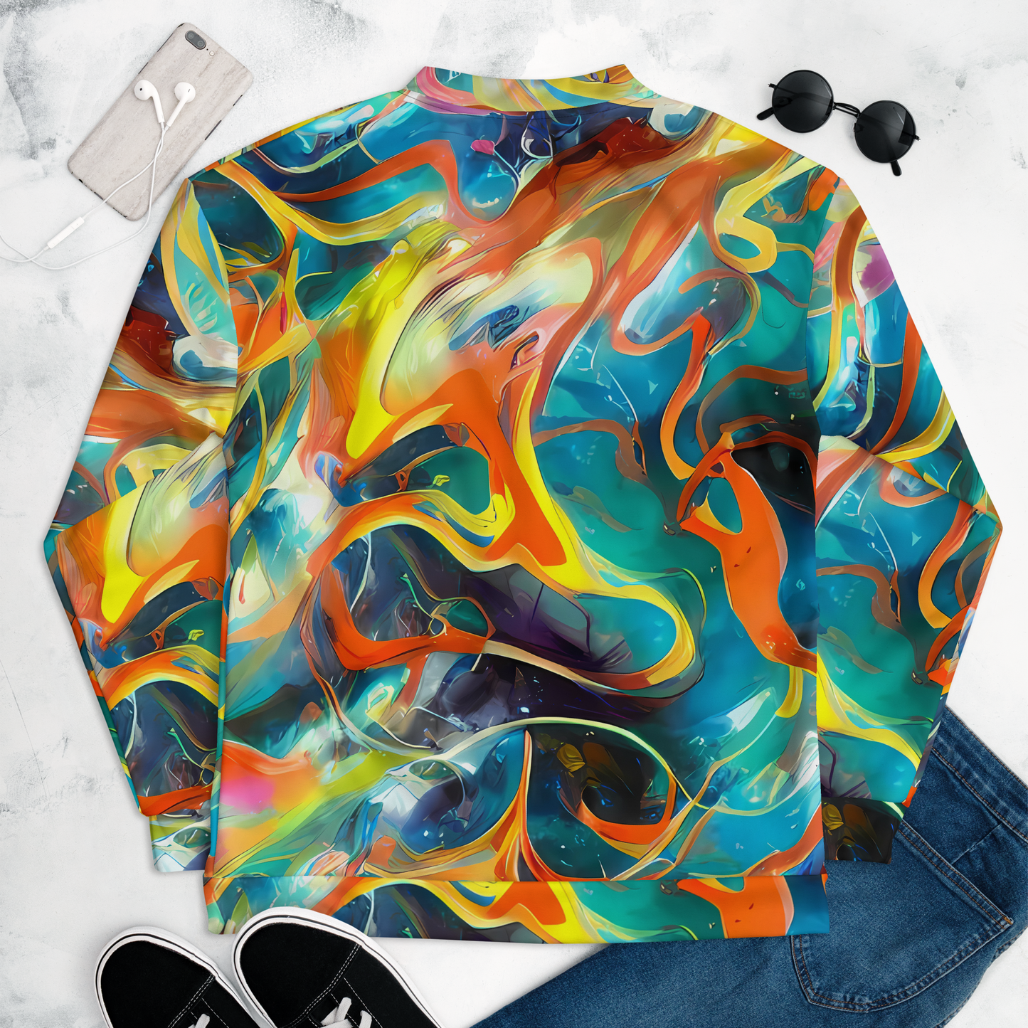 Bomber Jacket - Cecily’S Swirl