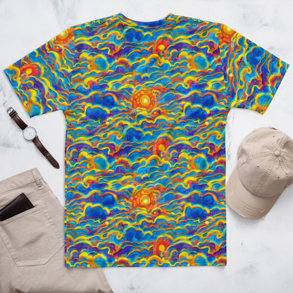 Men's Crew Neck T-Shirt - Chroma Ripple