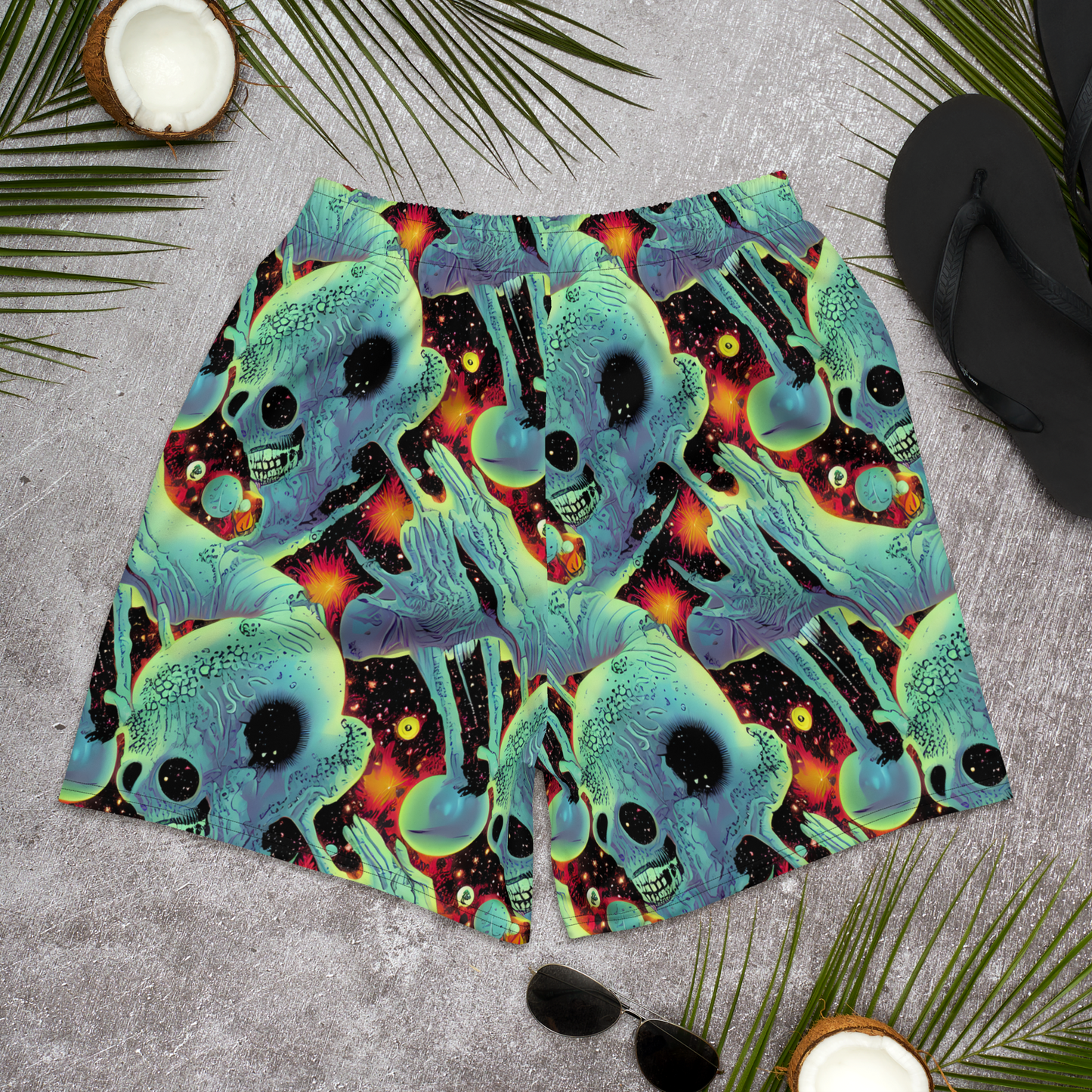 Men's Athletic Shorts - Galactic Grotesque