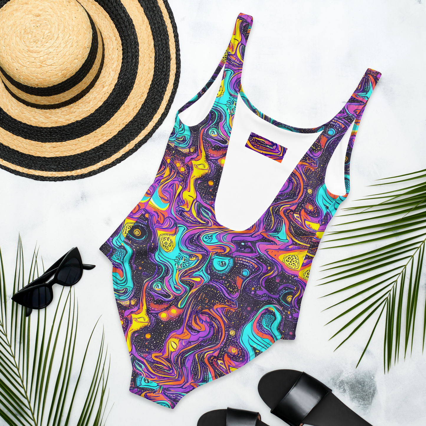 One-Piece Swimsuit - Hutty Nebula