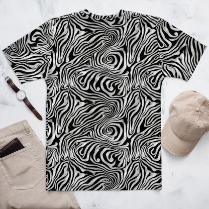 Men's Crew Neck T-Shirt - Warped Cosmos