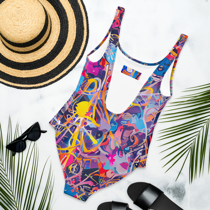 One-Piece Swimsuit - Vibrant Fusion