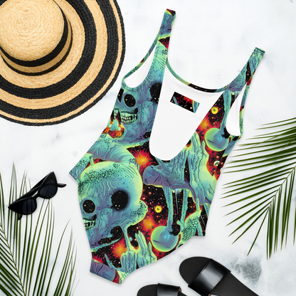 One-Piece Swimsuit - Galactic Grotesque