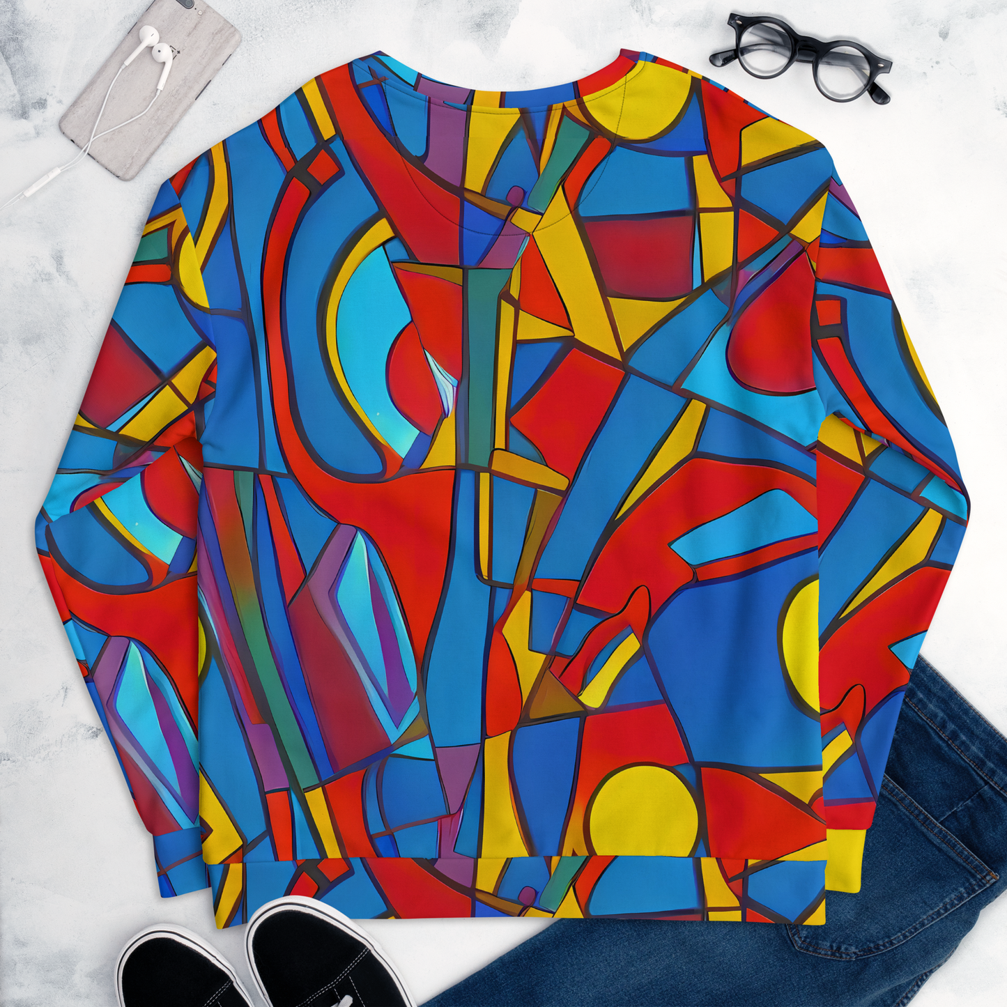 Sweatshirt - Mondrian Maze