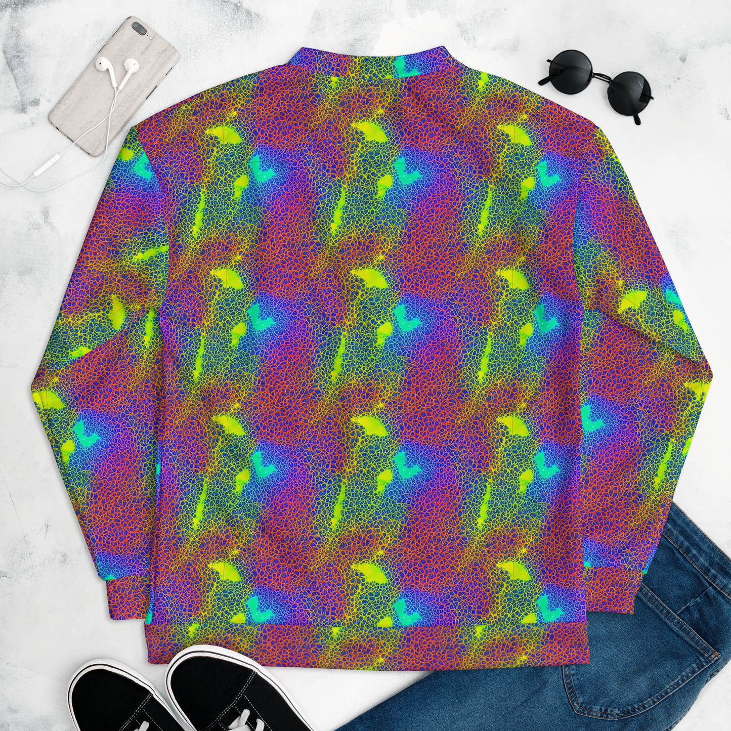 Bomber Jacket - Prismatic Web