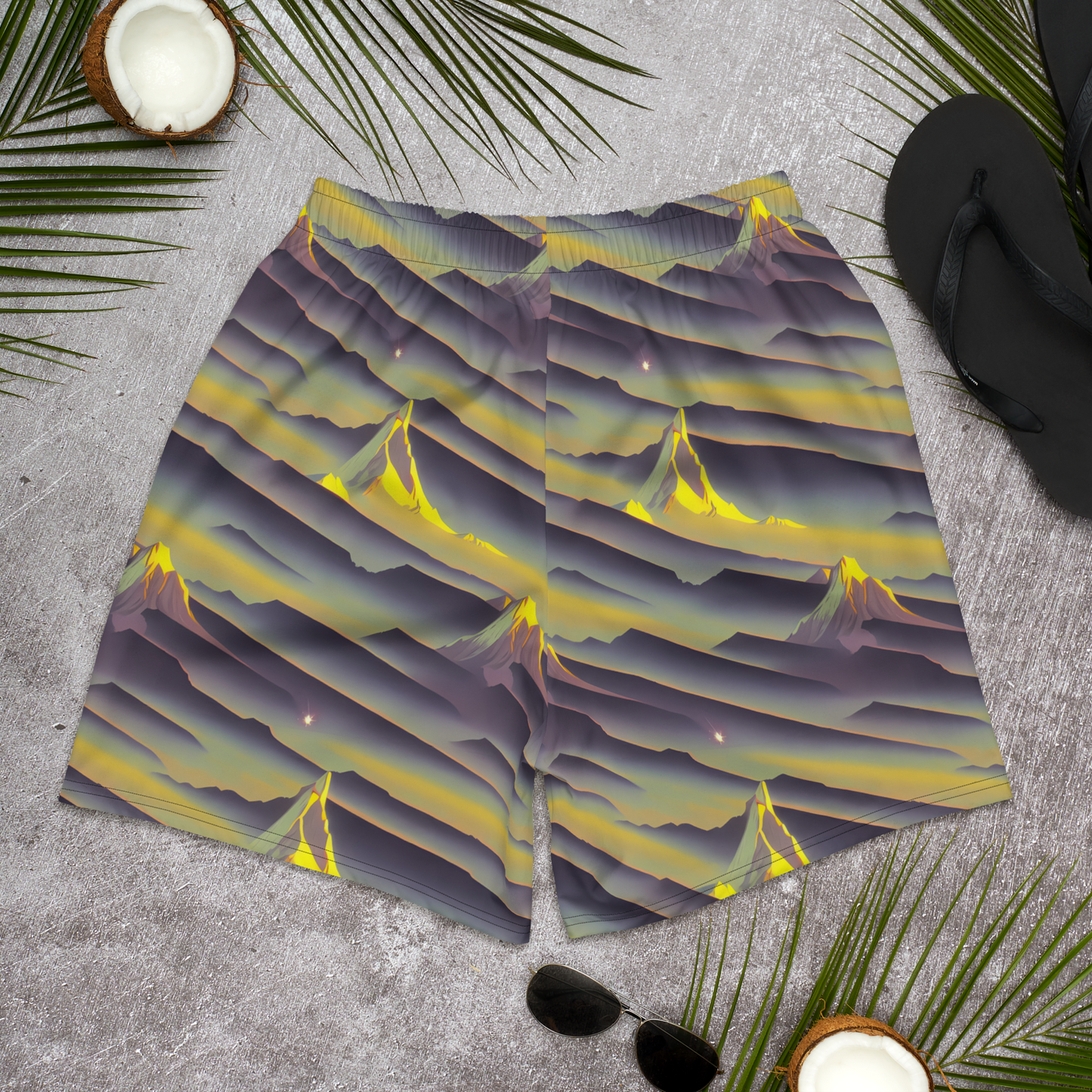 Men's Athletic Shorts - Surreal Summit