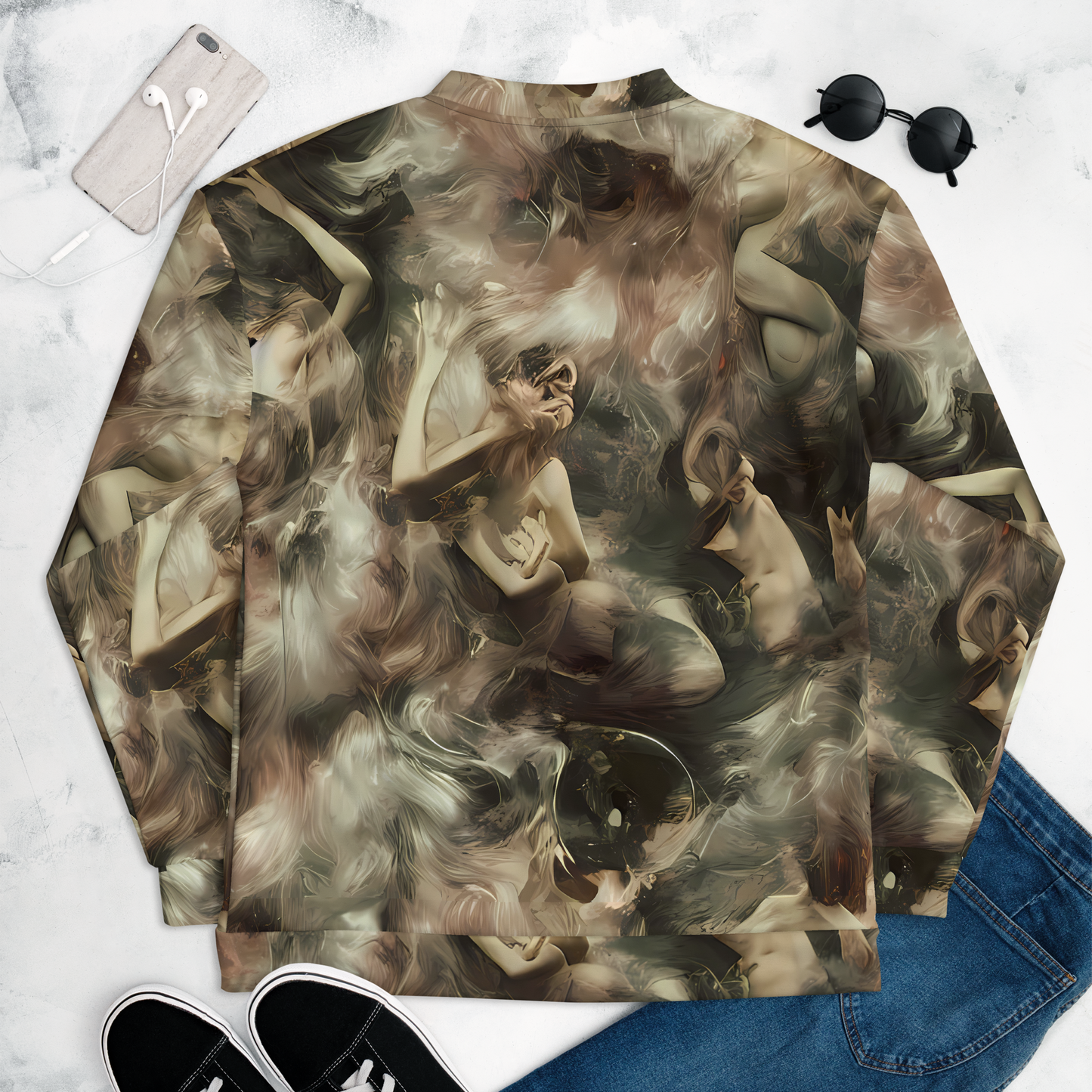 Bomber Jacket - Ceramic Swirl