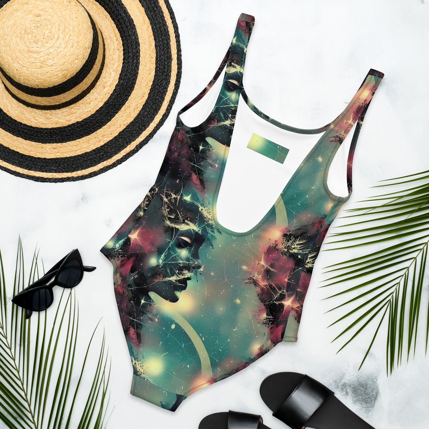 One-Piece Swimsuit - Galactic Serpent