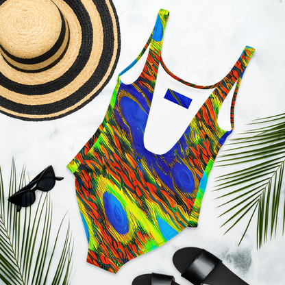 One-Piece Swimsuit - Hodgkin's Blaze