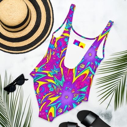 One-Piece Swimsuit - Nebula Radiance