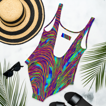 One-Piece Swimsuit - Lux Waves