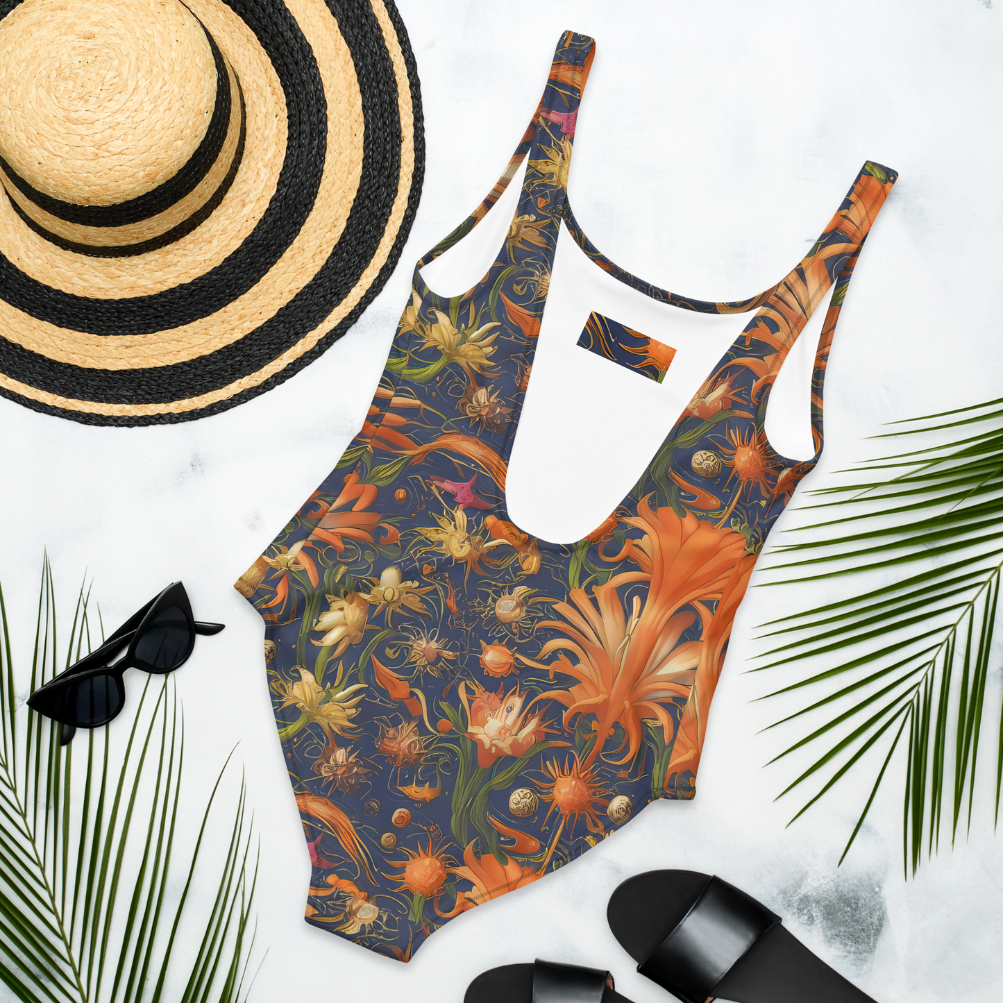 One-Piece Swimsuit - Stellar Blooms