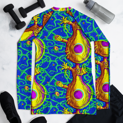 Women's Rash Guard - Sprawling Spectacle