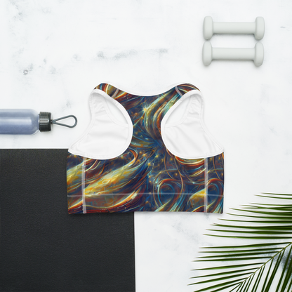 Sports Bra - Celestial Vortex