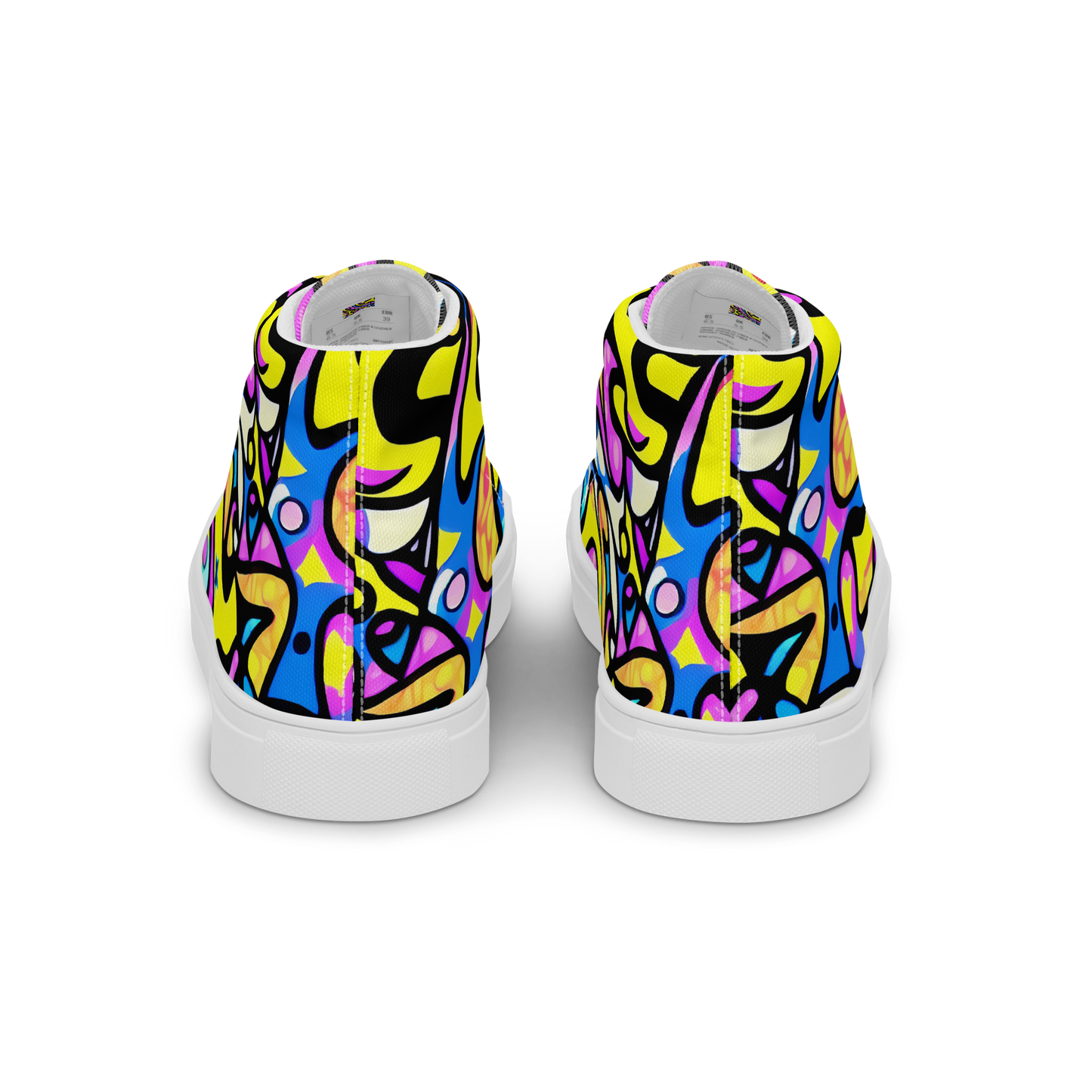 Men's High Top Canvas Shoes - Britto's Odyssey
