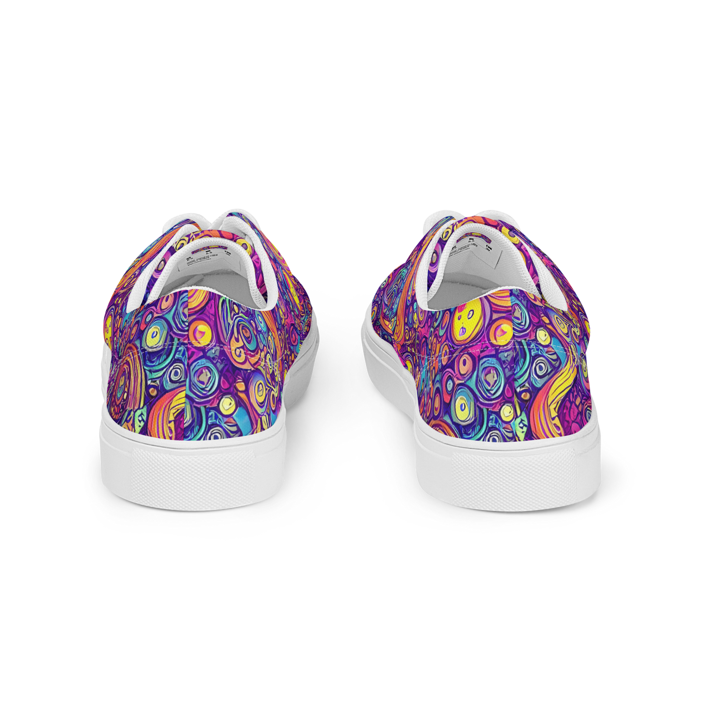 Women's Lace-Up Canvas Shoes - Festival of Whimsy