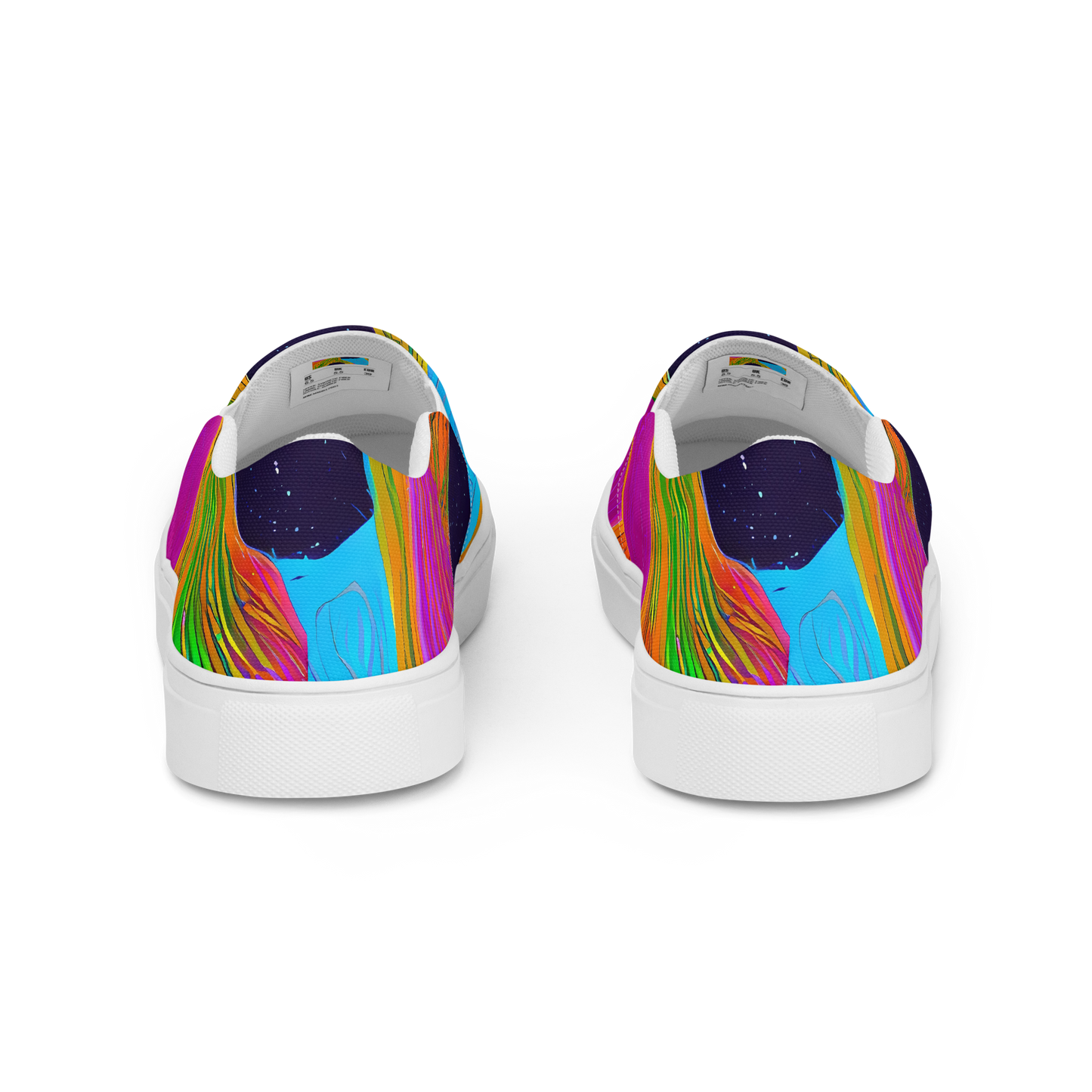 Women's Slip-On Canvas Shoes - Galactic Harmony