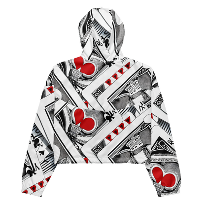 Women's Cropped Windbreaker - Fashion Print, By Carl Rahl