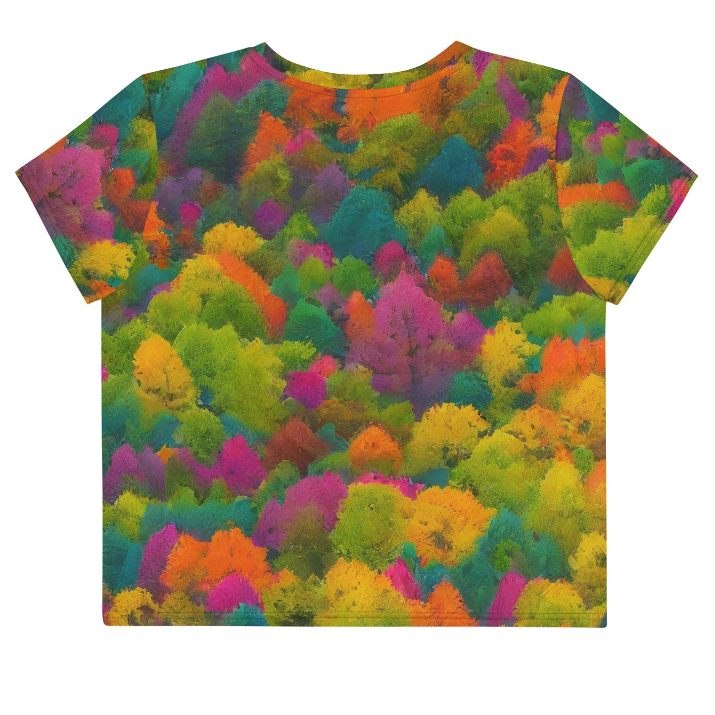 Women's Crop Tee - Autumn Kaleidoscope