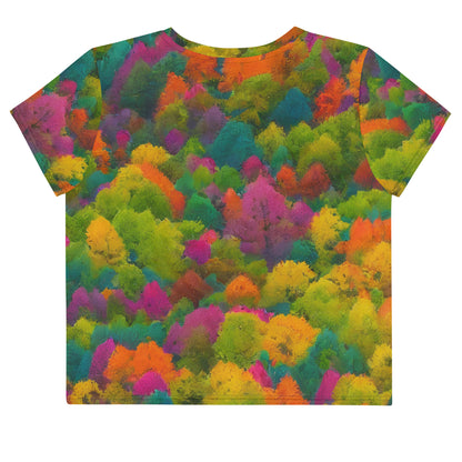 Women's Crop Tee - Autumn Kaleidoscope