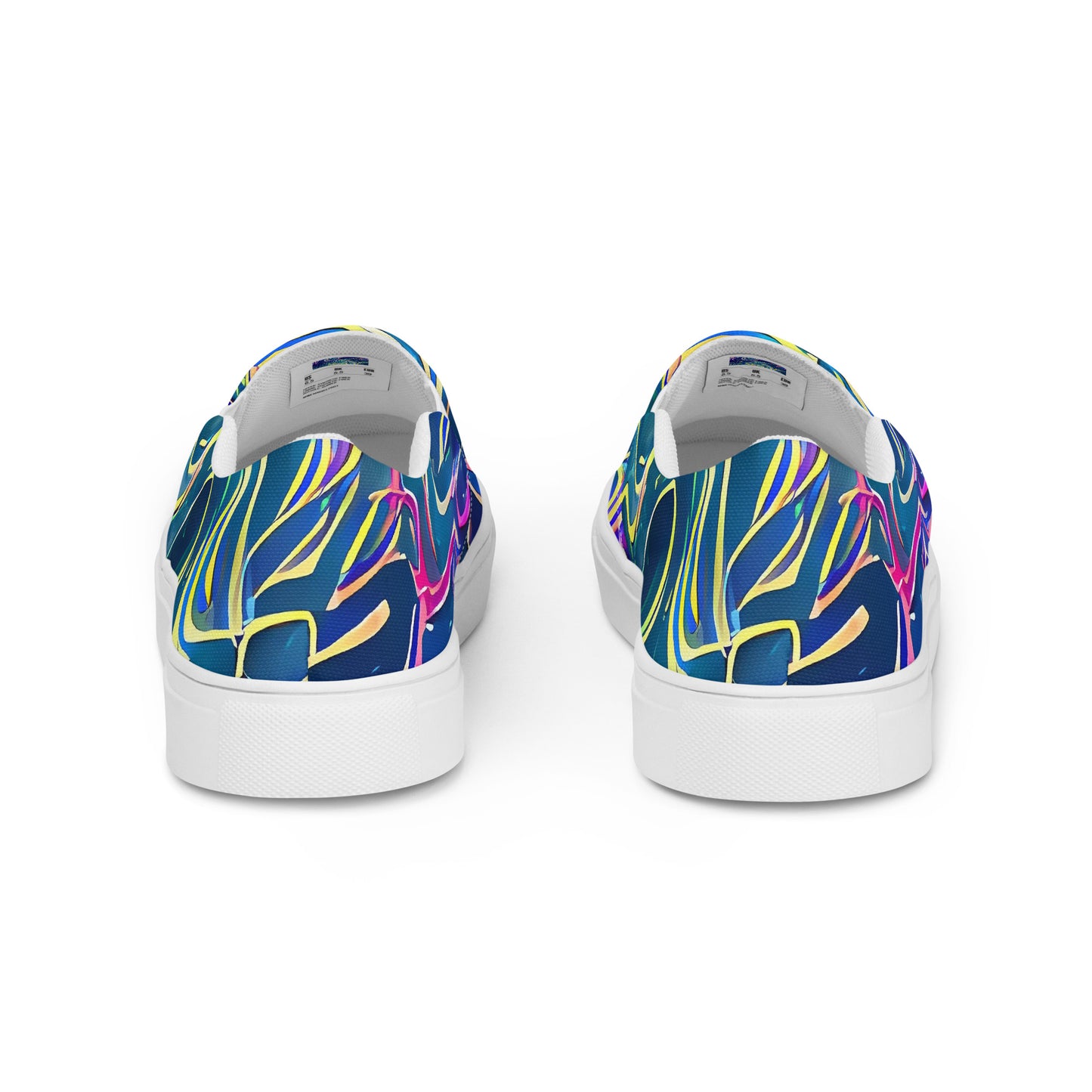 Women's Slip-On Canvas Shoes - Optic Tempest