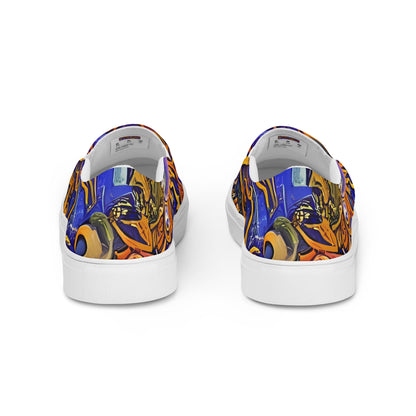 Women's Slip-On Canvas Shoes - Mantegna Swirl