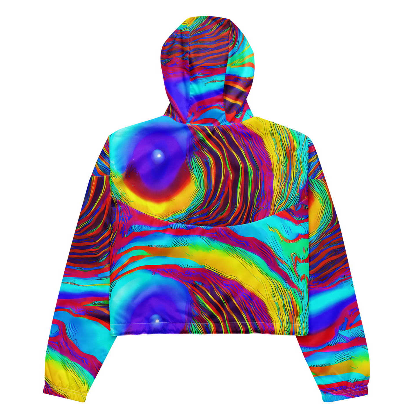 Women's Cropped Windbreaker - Kapoor Vortex