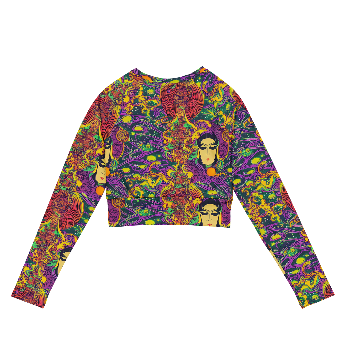 Long Sleeve Crop Top - Odyssey in Color