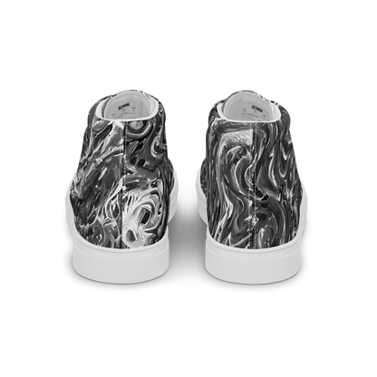 Women's High Top Canvas Shoes - Nebulous Night