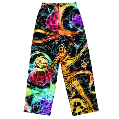 Wide-Leg Pants - Psychedelic Pulsar