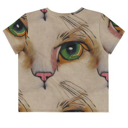 Crop Tee - Emerald Gaze