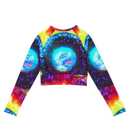 Long Sleeve Crop Top - Vriesian Vortex