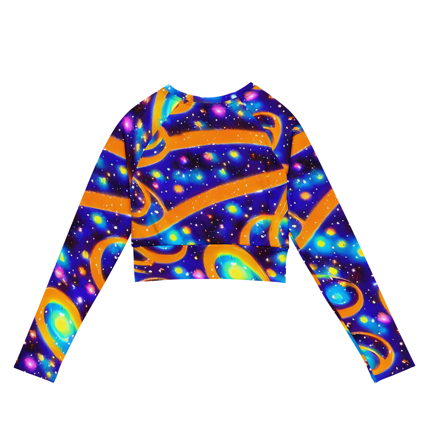 Long Sleeve Crop Top - Epic Orbit