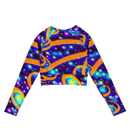 Long Sleeve Crop Top - Epic Orbit