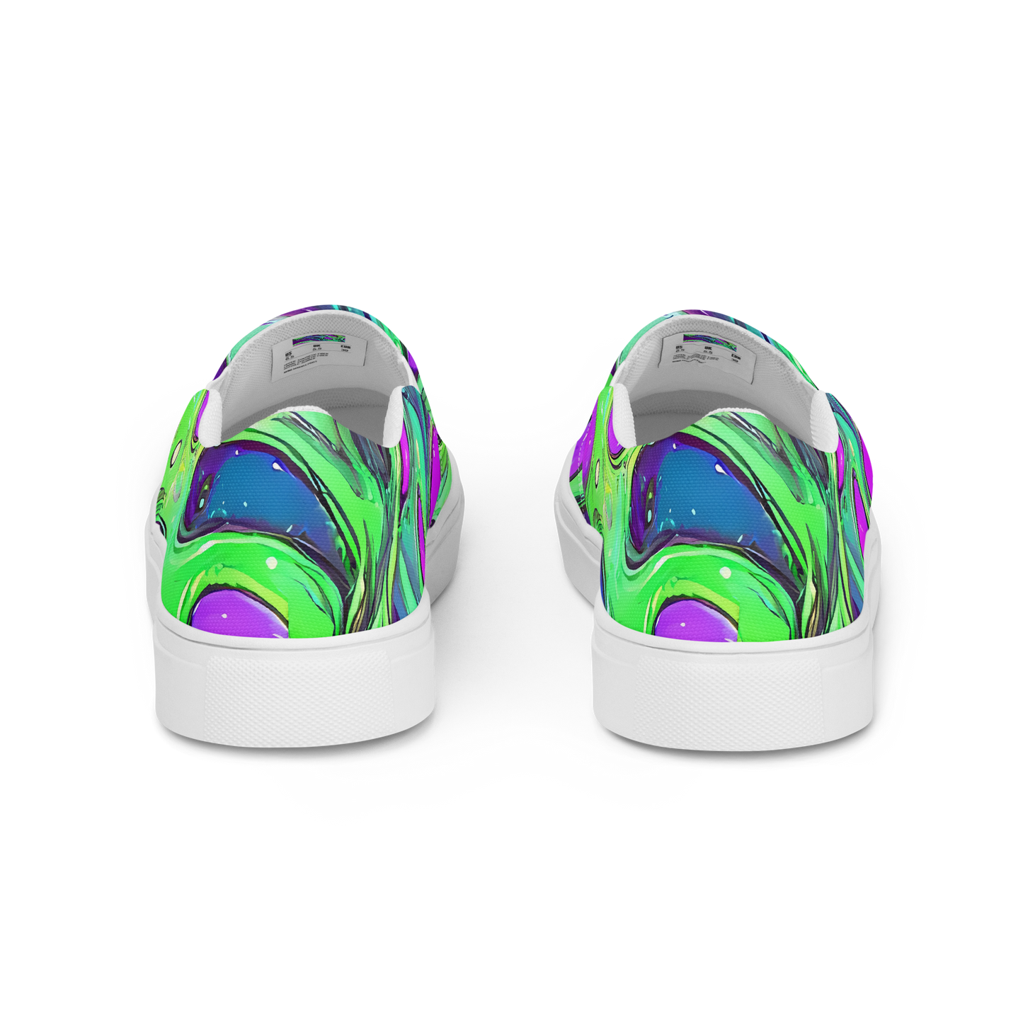 Women's Slip-On Canvas Shoes - Funky Mutation