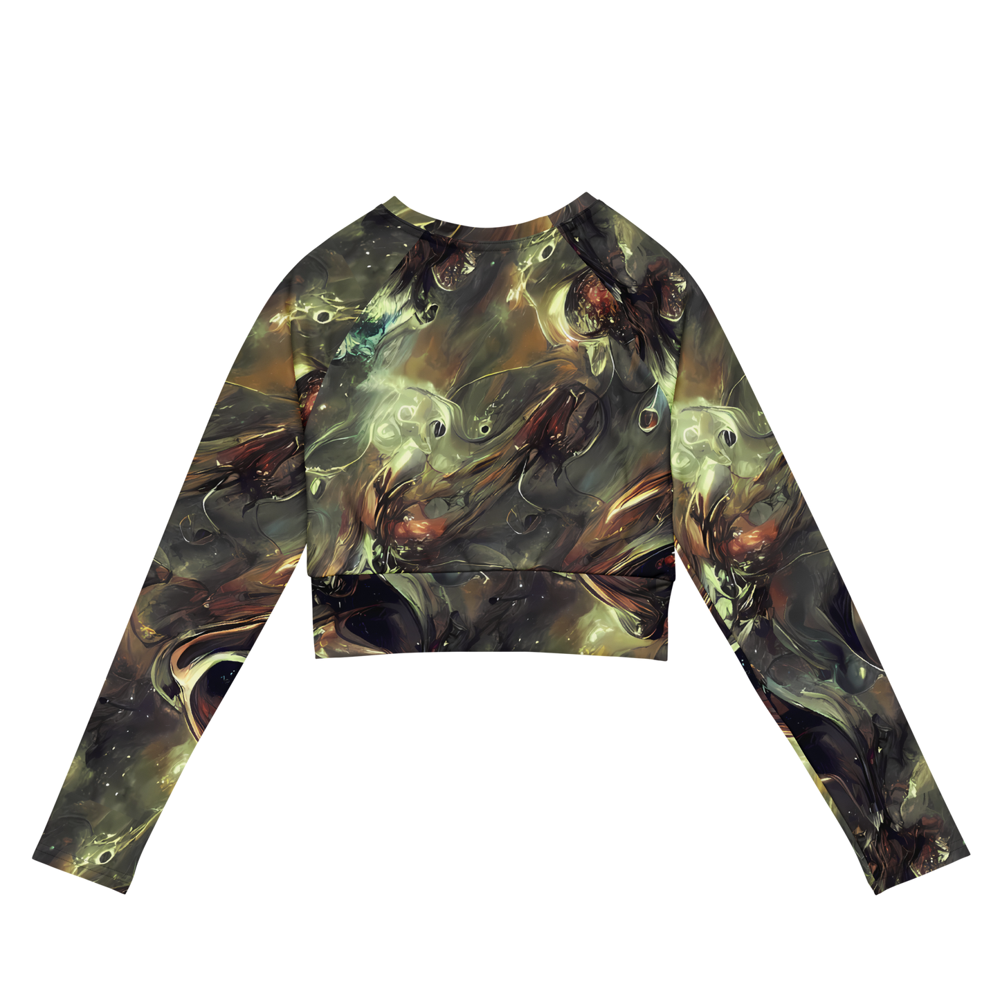 Long Sleeve Crop Top - Chaos Crescendo