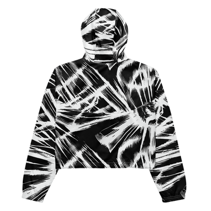 Women's Cropped Windbreaker - Silent Thunder